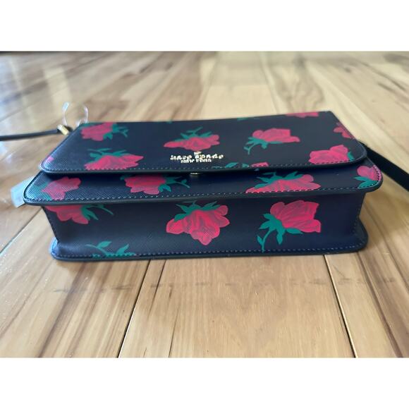 NWT Kate Spade Madison Rose Toss Crossbody Purse, Shoulder Bag, Clutch - Picture 2 of 11